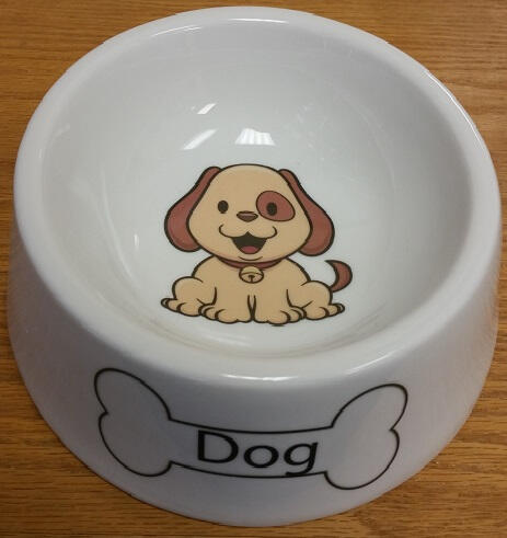 We print porcelain personalized dog and cat bowls for all shapes and sizes and of course cuteness too!